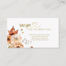 Herfst in Liefde Rust Vrijgezellenfeest Recept Ver Informatiekaartje