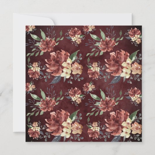 Herfst in Liefde | Rustic Bloom Square Wedding (Achterkant)