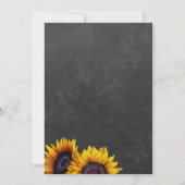 Herfst in Liefde rustiek bloemenpompoen vrijgezell Kaart (Achterkant)