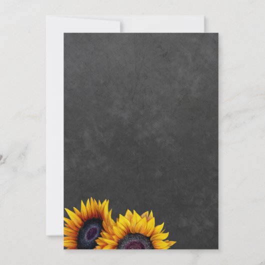 Herfst in Liefde rustiek bloemenpompoen vrijgezell Kaart (Achterkant)