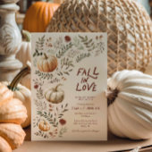 Herfst in Liefde Rustiek Herfst Vrijgezellenfeest Kaart