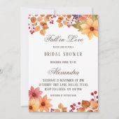 Herfst in Liefde Rustiek Herfst Vrijgezellenfeest Kaart (Voorkant)