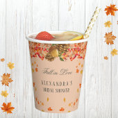 Herfst in Liefde Rustiek Herfst Vrijgezellenfeest Papieren Bekers