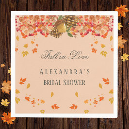 Herfst in Liefde Rustiek Herfst Vrijgezellenfeest Servet