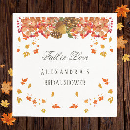 Herfst in Liefde Rustiek Herfst Vrijgezellenfeest Servet