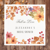 Herfst in Liefde Rustiek Herfst Vrijgezellenfeest Servet