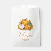 Herfst in Liefde Rustieke Herfst Pompoen Vrijgezel Bedankzakje (Voorkant)