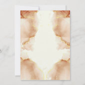 herfst in liefde Rustieke waterverf Vrijgezellenfe Kaart (Achterkant)