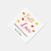 Herfst in liefde servet (Hoek)