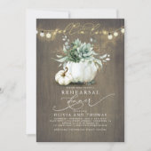 Herfst in Liefde Succulenten Pompoenen Repetitie D Kaart (Voorkant)