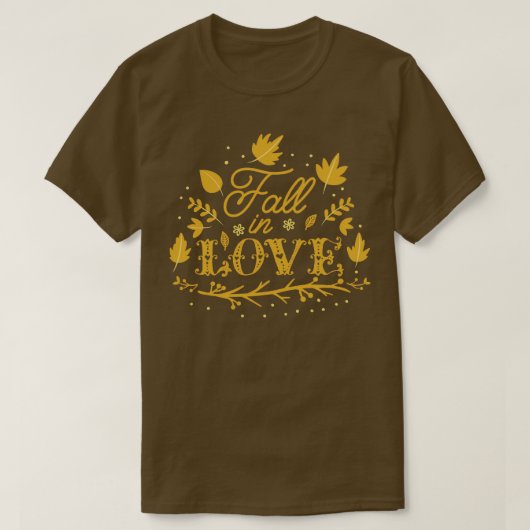 Herfst in Liefde T-shirt (Design voorkant)