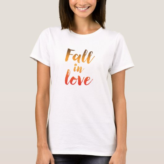 Herfst in Liefde T-shirt (Voorkant)