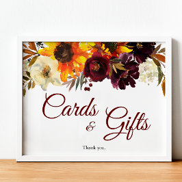 Herfst in Liefde Tafelblad Teken Poster