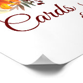 Herfst in Liefde Tafelblad Teken Poster (Hoek)