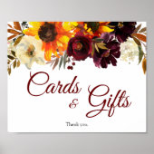 Herfst in Liefde Tafelblad Teken Poster (Voorkant)