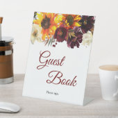 Herfst in Liefde Tafelblad Teken Reclamebord Met Voetstuk (Insitu)