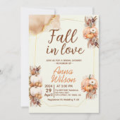 herfst in liefde terracotta pampas grass vrijgezel kaart (Voorkant)