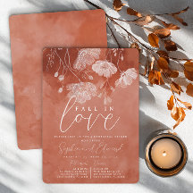 Herfst in liefde Terracotta repetitie diner