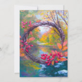 Herfst in Liefde Uitnodiging (Achterkant)