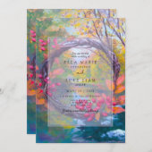 Herfst in Liefde Uitnodiging (Voorkant / Achterkant)