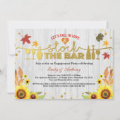 Herfst in liefde vecht de partij van de bar kaart (Voorkant)