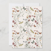 Herfst in liefde vlinders boho Vrijgezellenfeest Kaart (Achterkant)