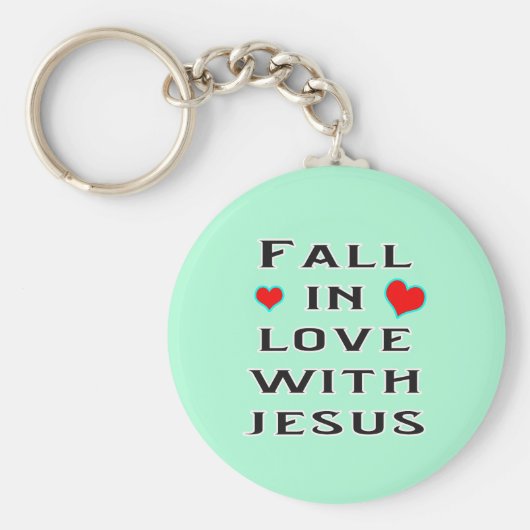 Herfst in liefde voor Jezus Sleutelhanger (Voorkant)