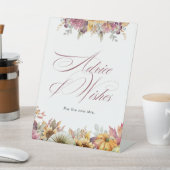 Herfst in liefde Vrijgezellenfeest Advies & wensen Reclamebord Met Voetstuk (Insitu)