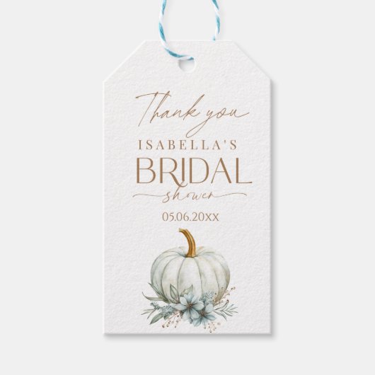 Herfst in Liefde Vrijgezellenfeest Cadeaulabel (Voorkant)