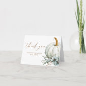 Herfst in liefde Vrijgezellenfeest Dank u Kaart (Voorkant)