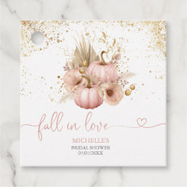 Herfst in Liefde Vrijgezellenfeest Dank U Pompoen Bedankjes Labels