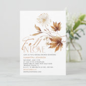 Herfst in Liefde Vrijgezellenfeest Kaart (Staand voorkant)