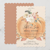 Herfst in Liefde Vrijgezellenfeest Kaart (Voorkant / Achterkant)