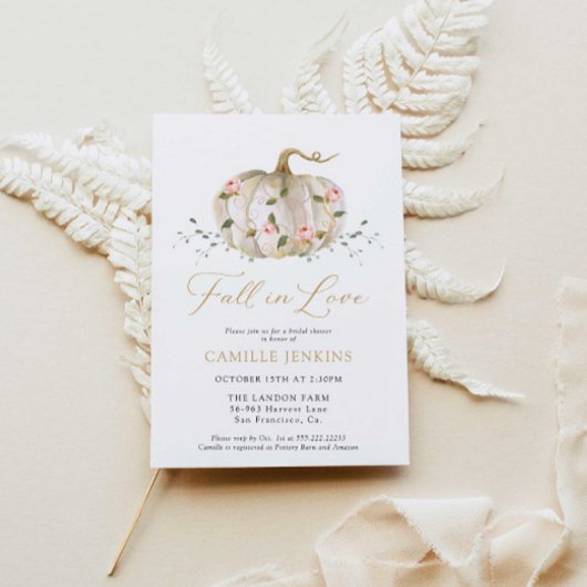 Herfst in Liefde Vrijgezellenfeest Kaart