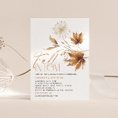 Herfst in Liefde Vrijgezellenfeest Kaart