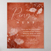 Herfst in Liefde Vrijgezellenfeest Ring Hunt Spelb Poster (Voorkant)