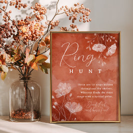 Herfst in Liefde Vrijgezellenfeest Ring Hunt Spelb Poster