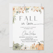 Herfst in Liefde Vrijgezellenfeest - Rustiek Herfs Kaart (Voorkant)