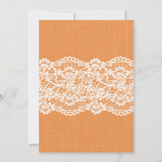 Herfst in liefde vrijgezellenfeest rustieke burlap kaart (Achterkant)