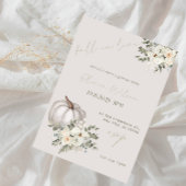 Herfst in liefde Vrijgezellenfeest - Rustieke herf Kaart