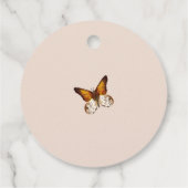 Herfst in Liefde Wildflower Vrijgezellenfeest Favo Bedankjes Labels (Achterkant)