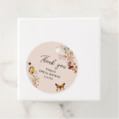 Herfst in Liefde Wildflower Vrijgezellenfeest Favo Bedankjes Labels (In situ)