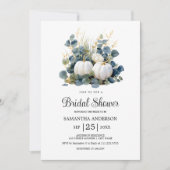 Herfst in liefde Witte pompoenen herfst Vrijgezell Kaart (Voorkant)