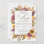 Herfst in Liefde Zonnebloem Herfst Vrijgezellenfee Kaart (Voorkant)