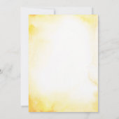 Herfst in Liefde Zonnebloemen Bruids Douche Uitnod Kaart (Achterkant)