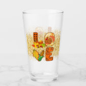 Herfst in liefdesherfst aanpassen glas (Voorkant)