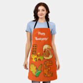 Herfst in liefdesherfst Tekst en kleur aanpassen Schort (Gedragen)