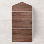 Herfst in liefdesweddenschap in één uitnodiging (Buitenkant)