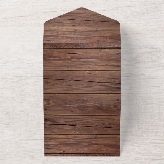 Herfst in liefdesweddenschap in één uitnodiging (Buitenkant)