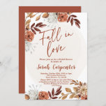 Herfst in Love Autumn Bridal Shower Invitation Kaart<br><div class="desc">Herfst in Love Autumn bridal doucheuitnodiging</div>